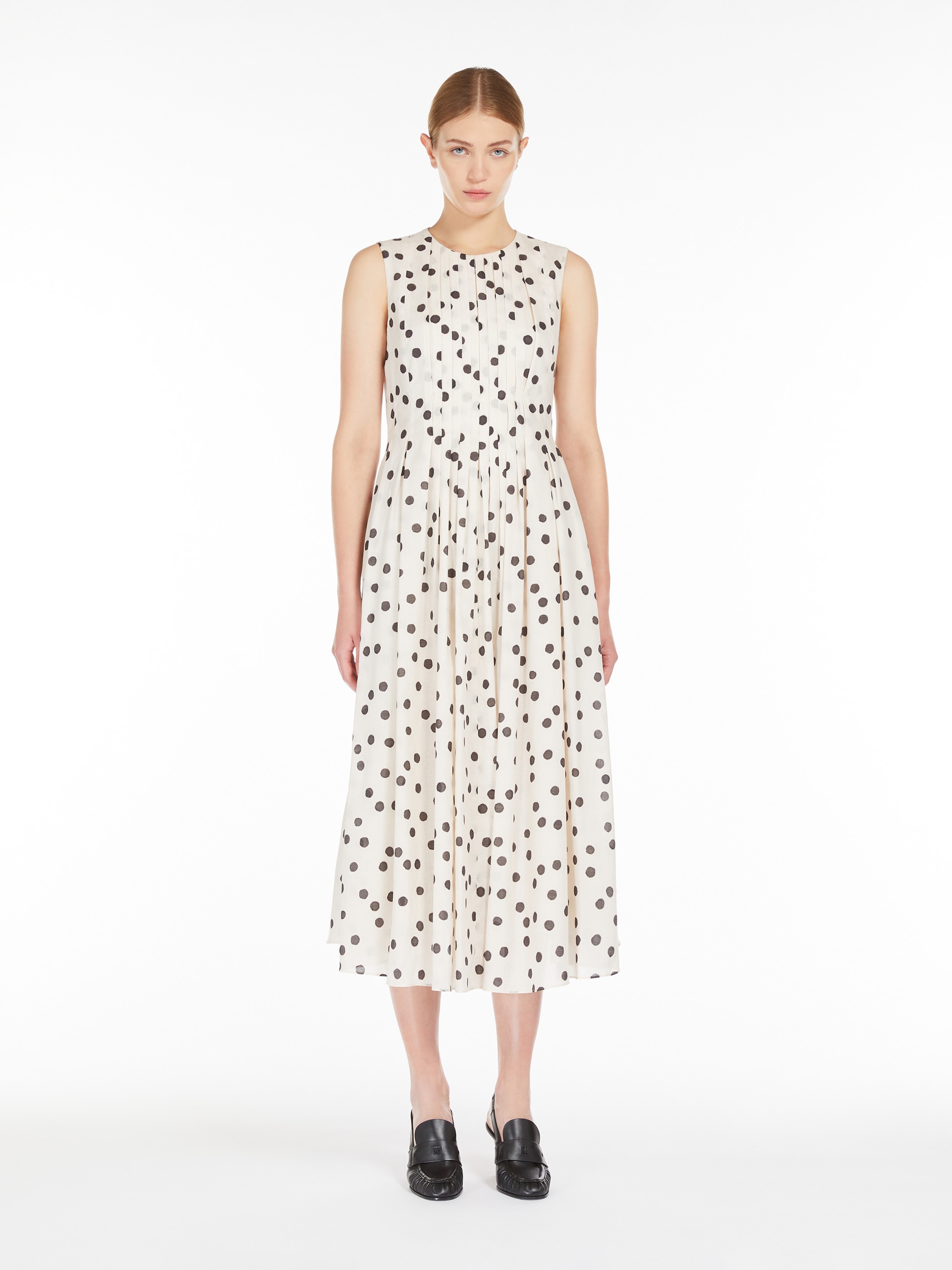 CAROL Printed cotton voile dress - 3