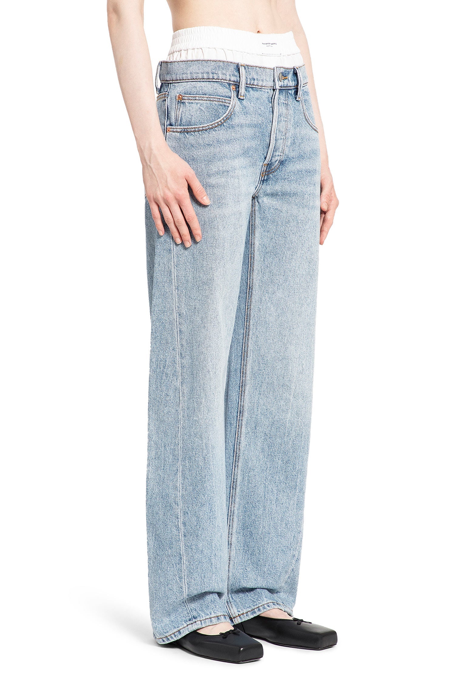 ALEXANDER WANG WOMAN BLUE JEANS - 3