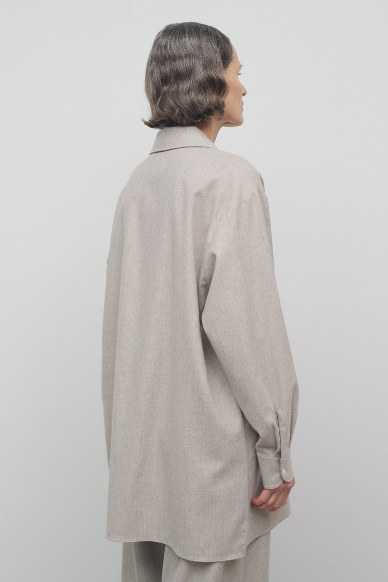 Komako Shirt in Wool and Cashmere 5