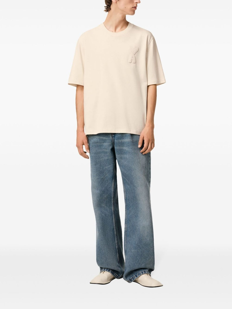 AMI Paris Ami de Coeur patch T-shirt outlook