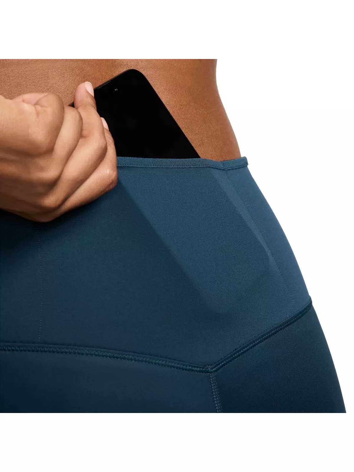 Women's Go Firm-Support High-Waisted Cropped Leggings with Pockets - Navy - 7