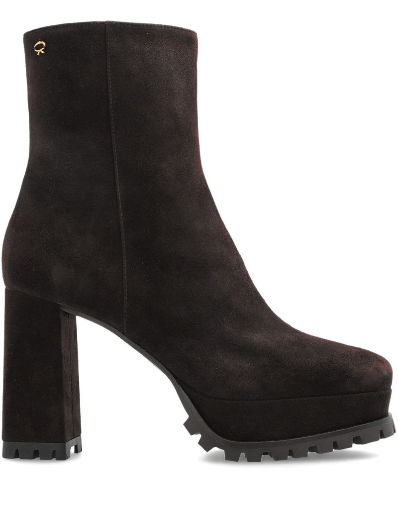 70mm Harlem platform block-heel ankle boots 1
