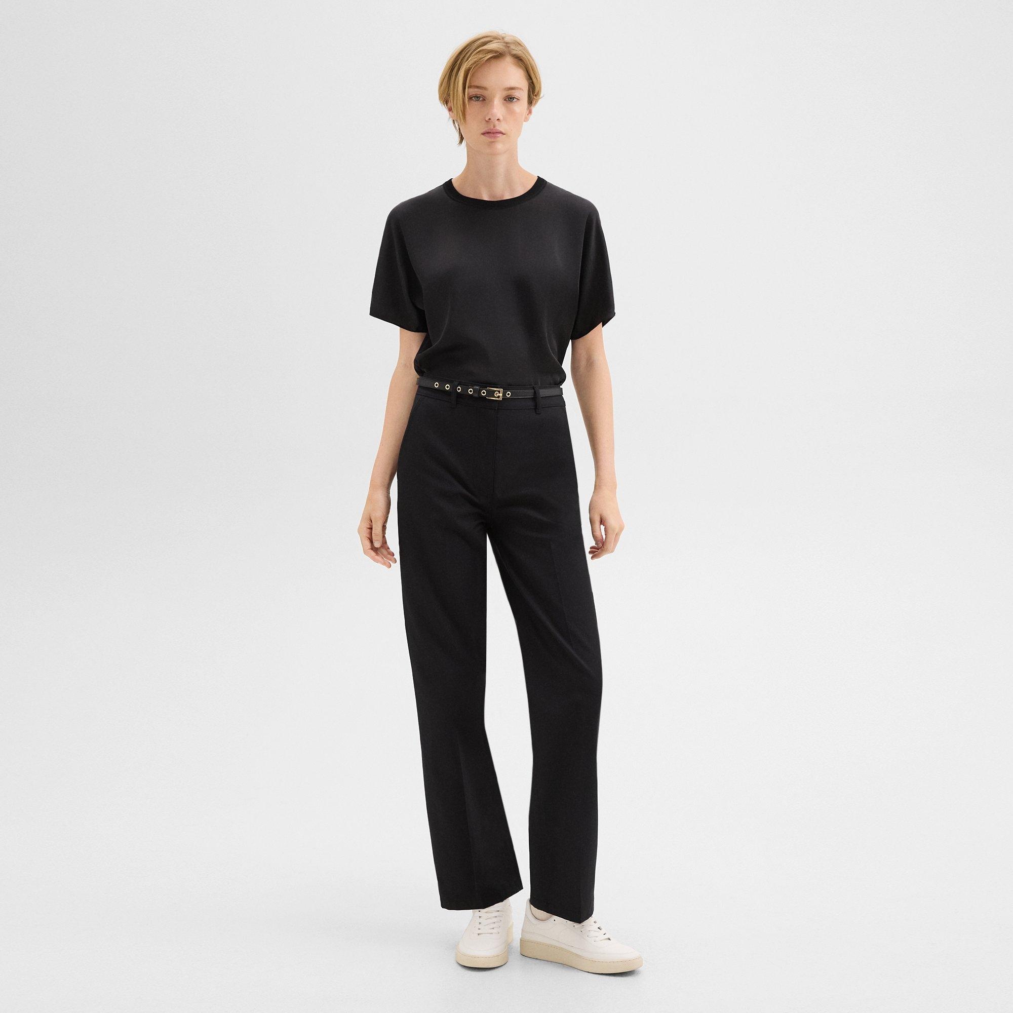 Straight Pant in Gabardine - 2