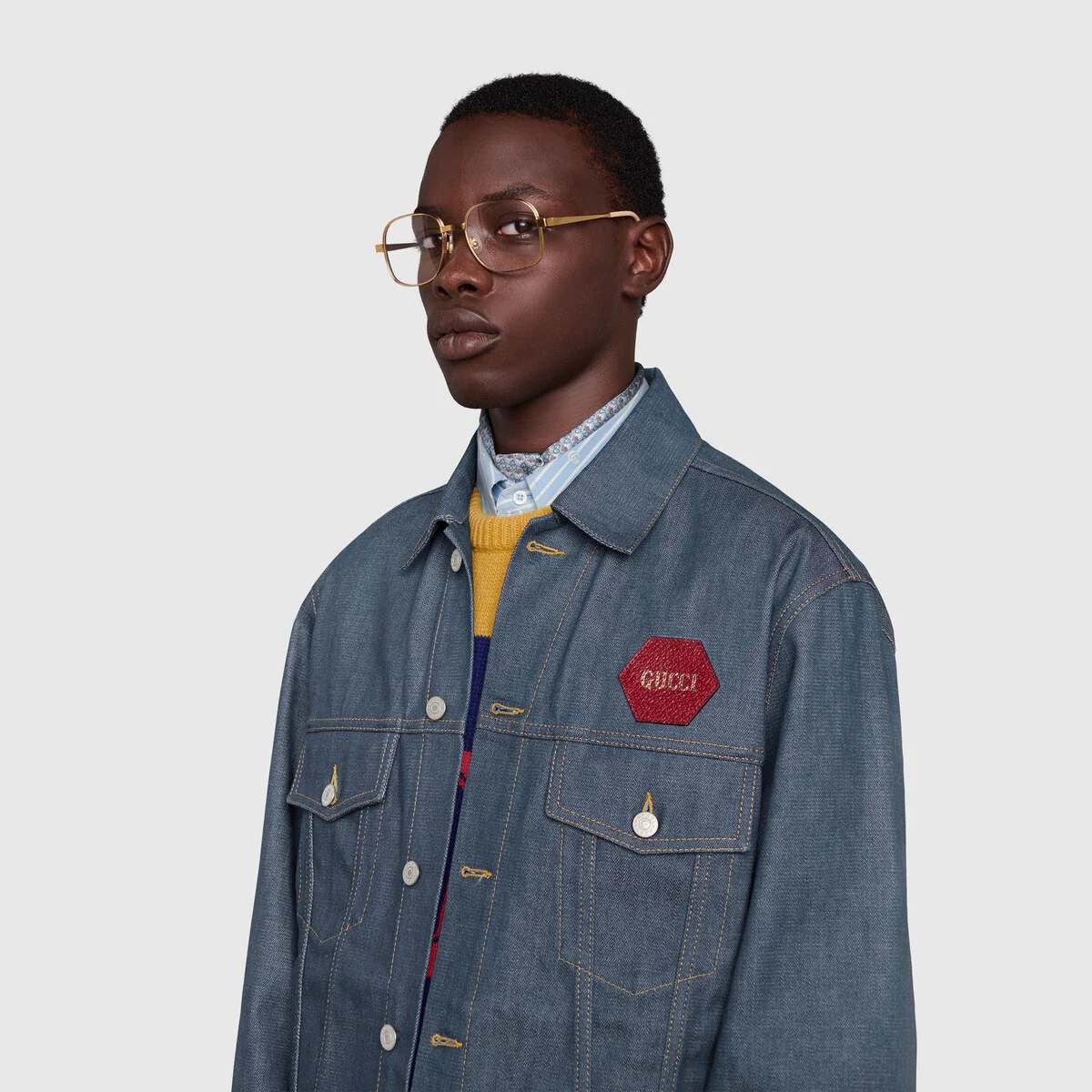 Gucci 100 denim jacket - 8