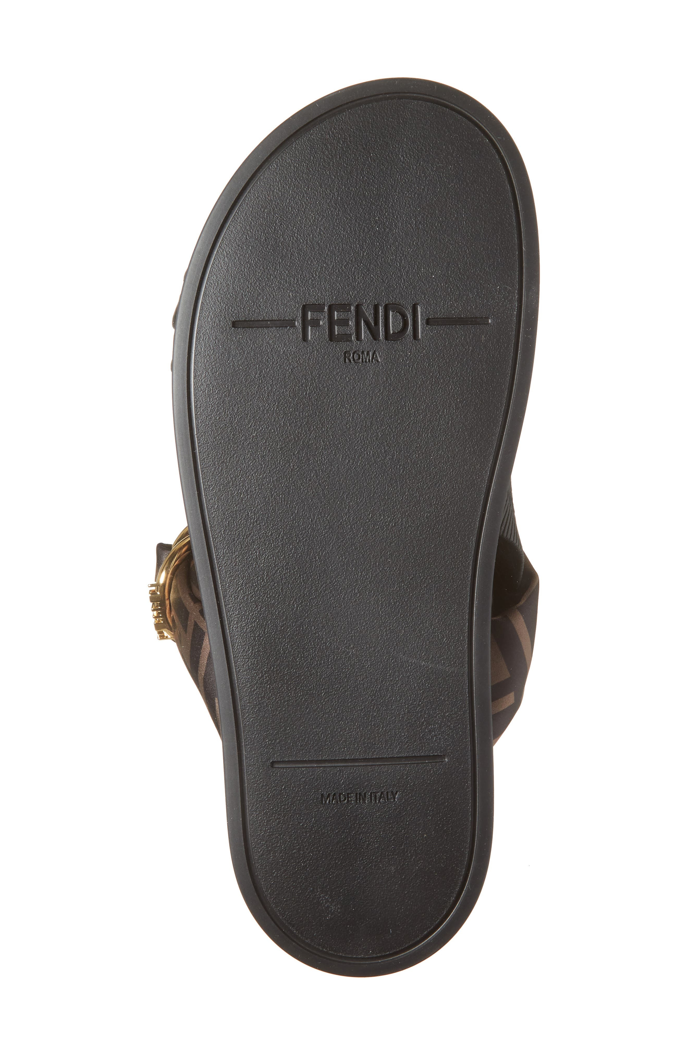 Fendi Feel Sandal in Tabacco/Nero at Nordstrom - 6