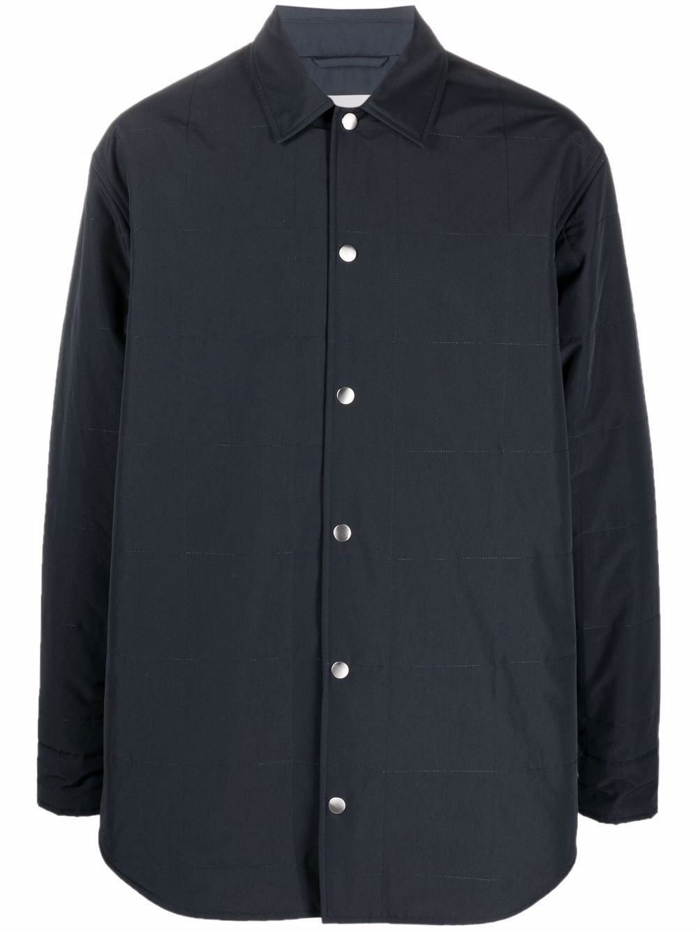 button-up shirt coat - 1