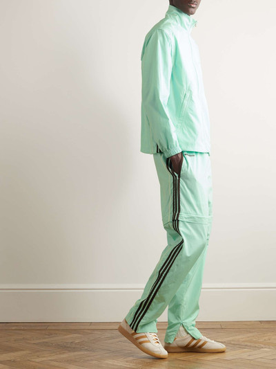 adidas + Wales Bonner Straight-Leg Convertible Striped Shell Sweatpants outlook