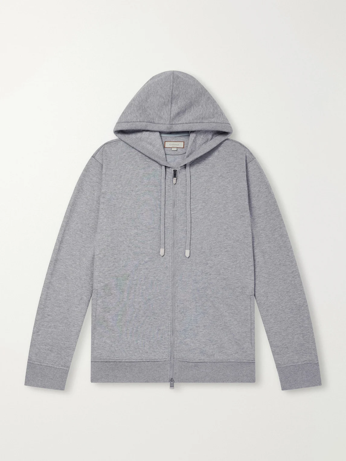 Hooded Cotton-Blend Jersey Sweatshirt - 1