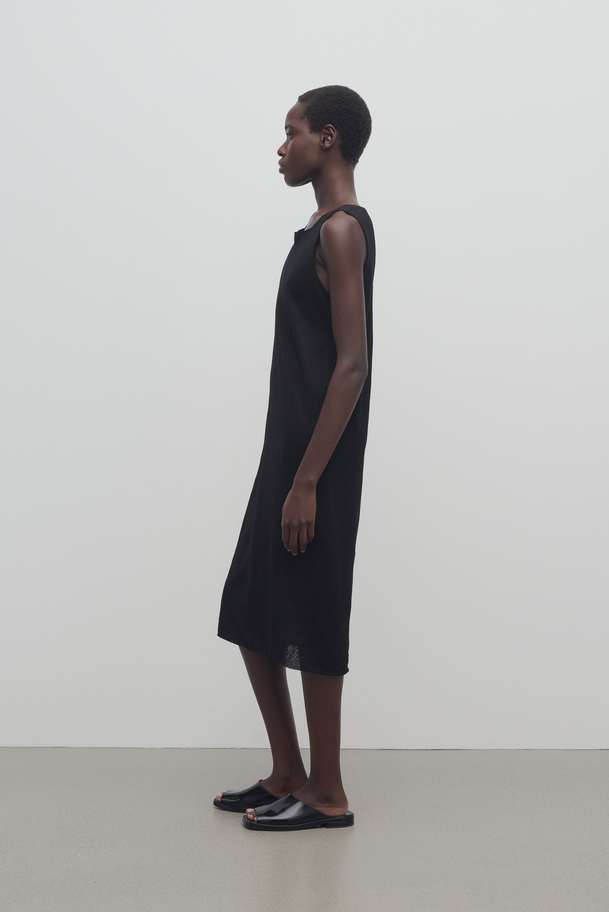 Jovienne Dress in Linen and Cotton - 4