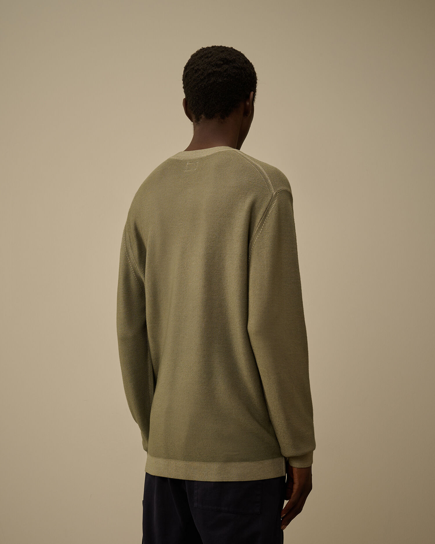 Merino Wool Crewneck Lens Sweater - 4