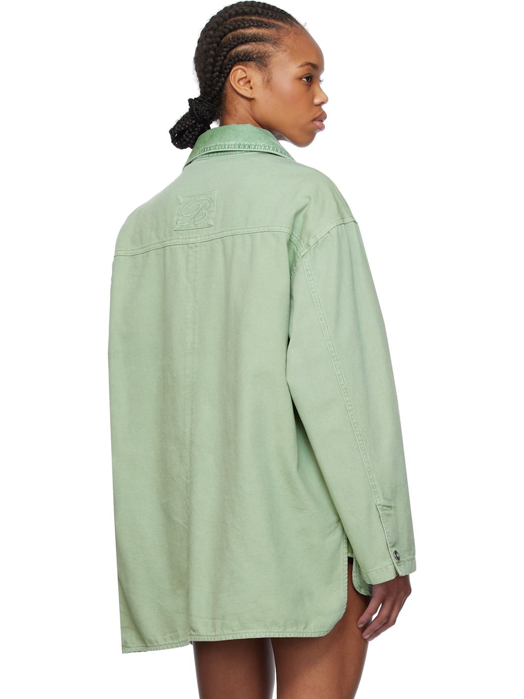 Green Rhinestone Logo Jacket - 3