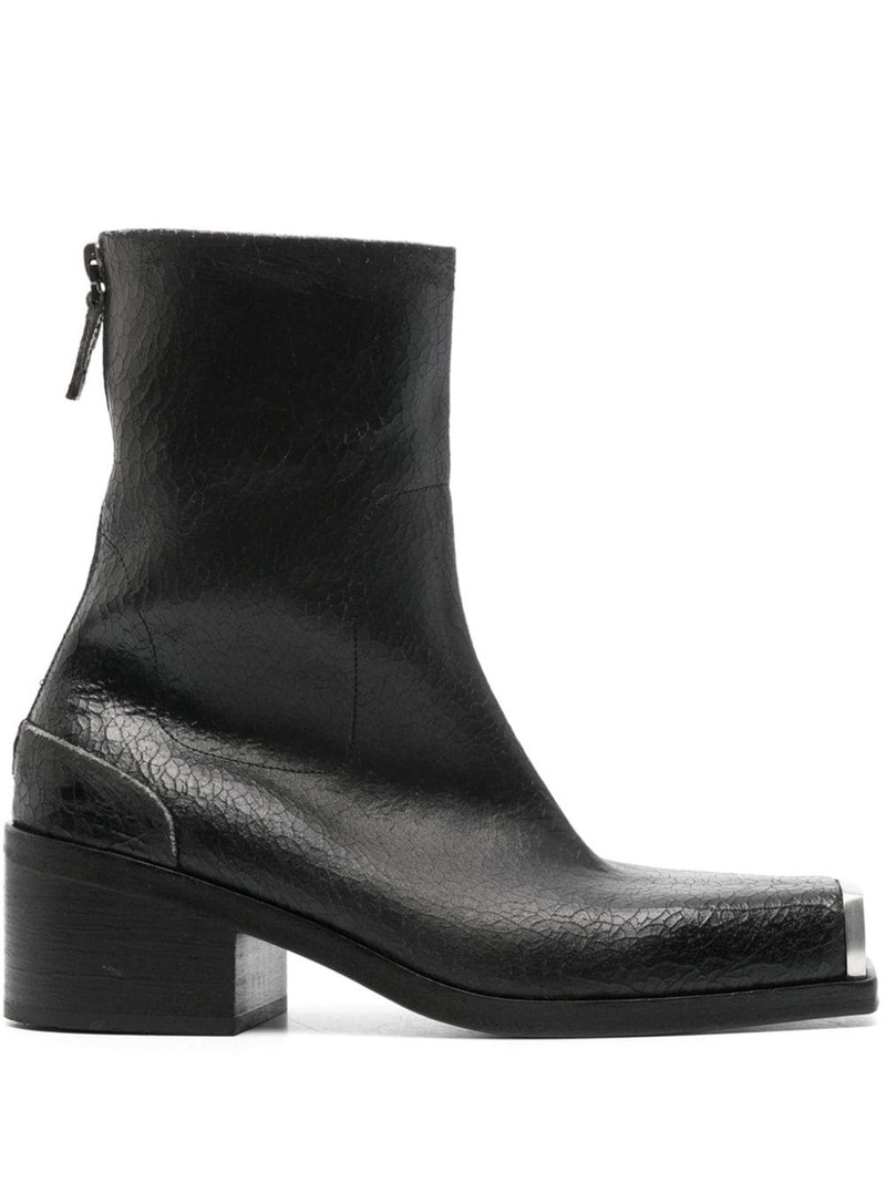 metal-toecap crinkled boots 1
