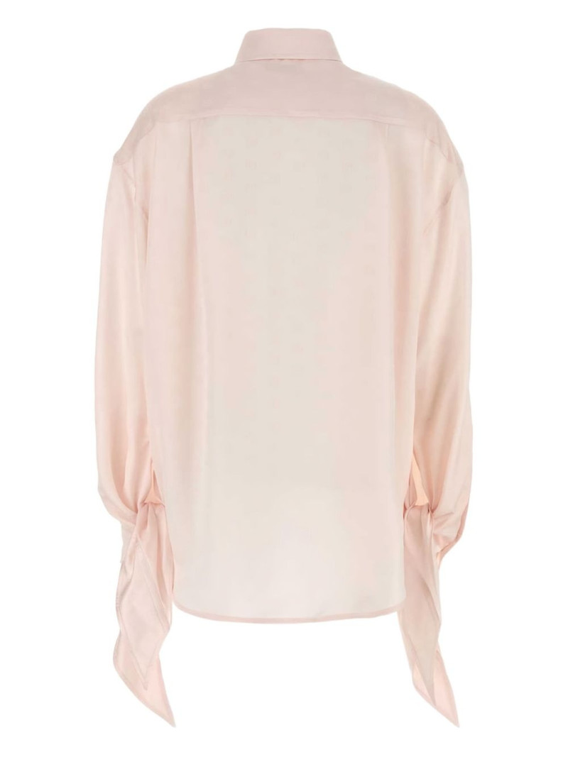 BALENCIAGA silk ruffled shirt outlook