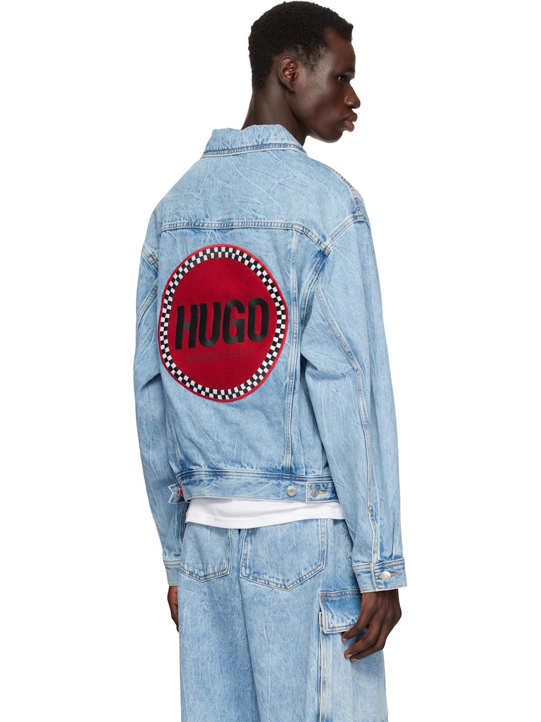 Blue Faded Denim Jacket - 3