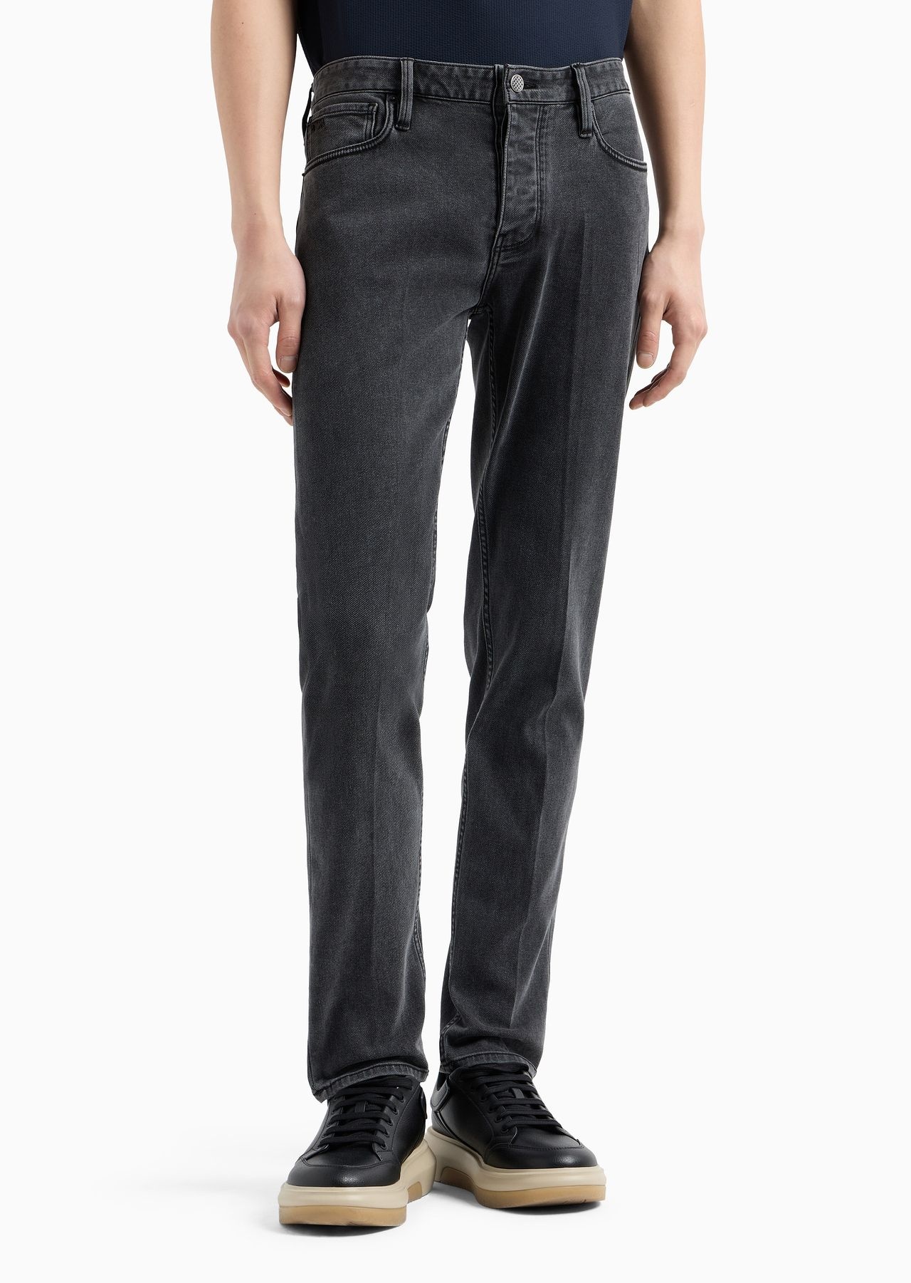 J75 Slim-fit rinse-washed denim jeans - 2