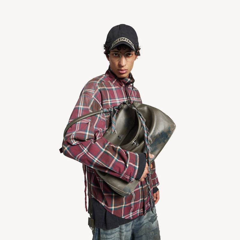 Men's Rodeo Handbag Large in Khaki 8