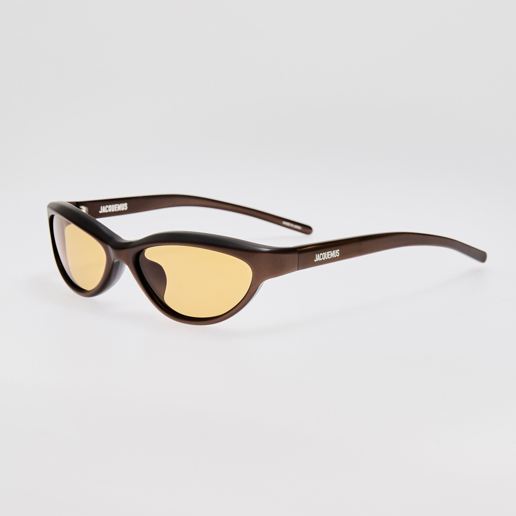 Curvo Sunglasses in Metallic Brown - 2
