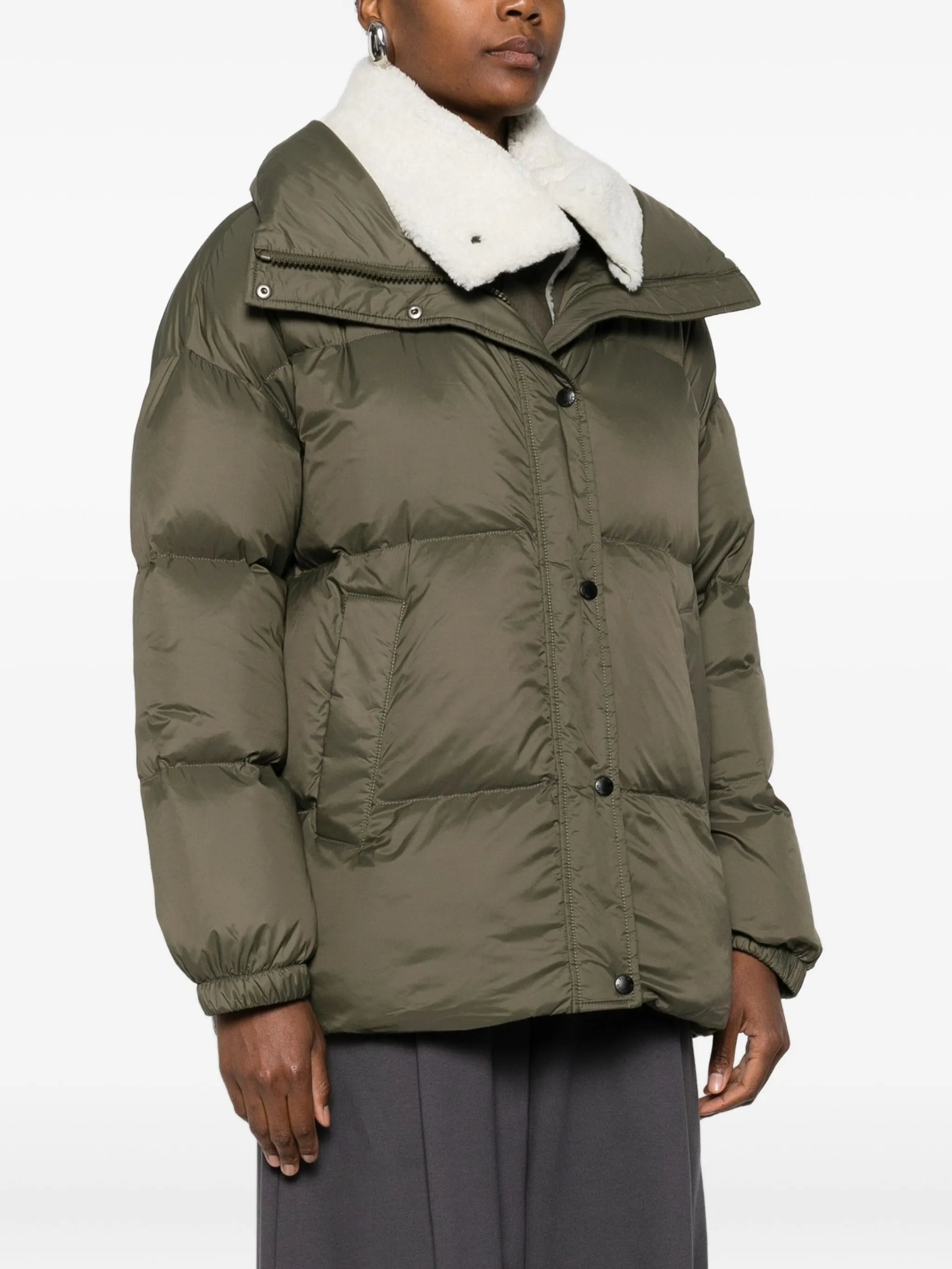 Yves Salomon Fleece-collar Jacket - 4