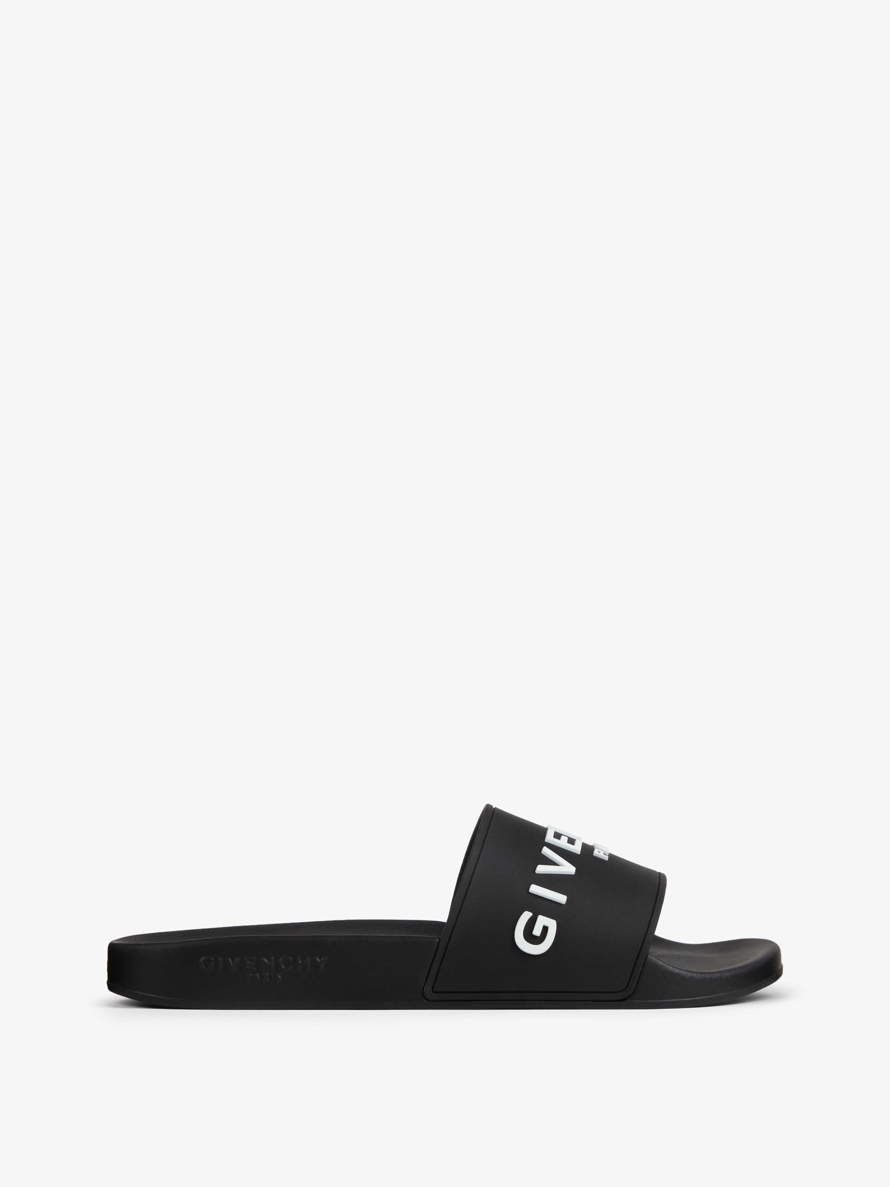 SLIDE FLAT SANDALS IN RUBBER - 2