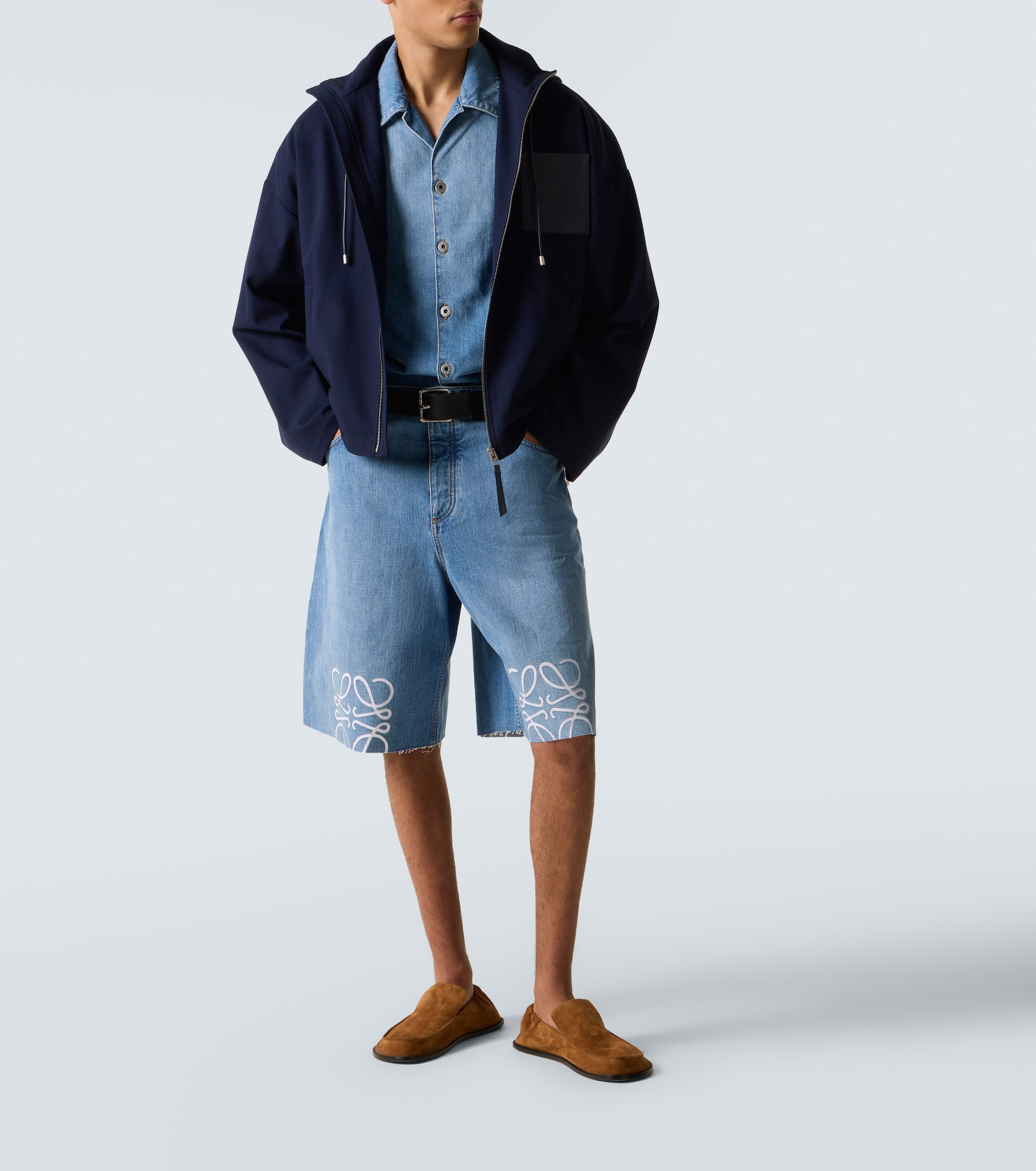 Hooded cotton twill jacket - 2