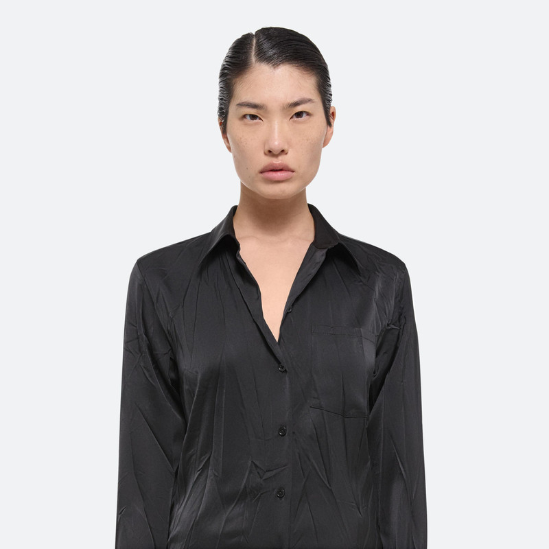 CLASSIC CRUSHED SATIN SHIRT 6
