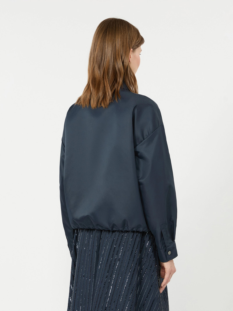 DIVA Water-repellent twill jacket - NAVY 4