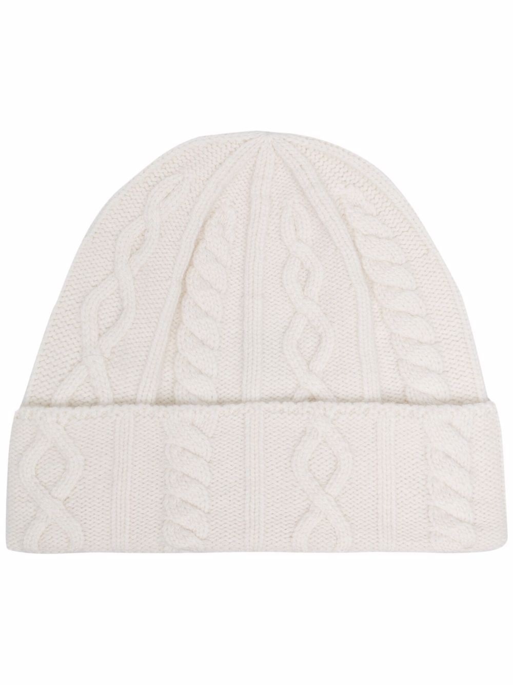 cable-knit beanie - 1