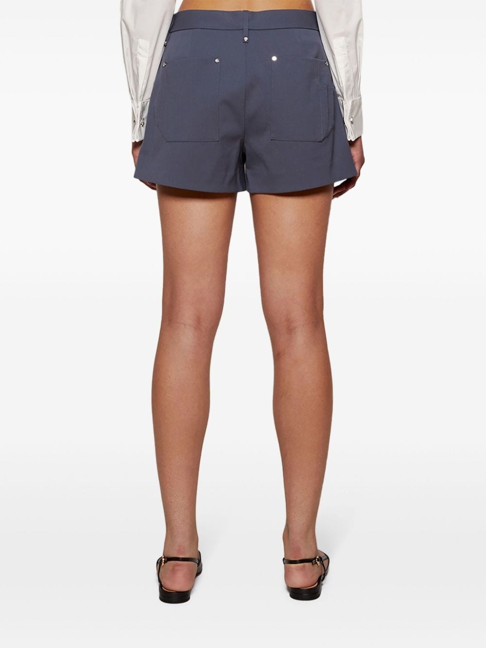 riveted tailored shorts - 5