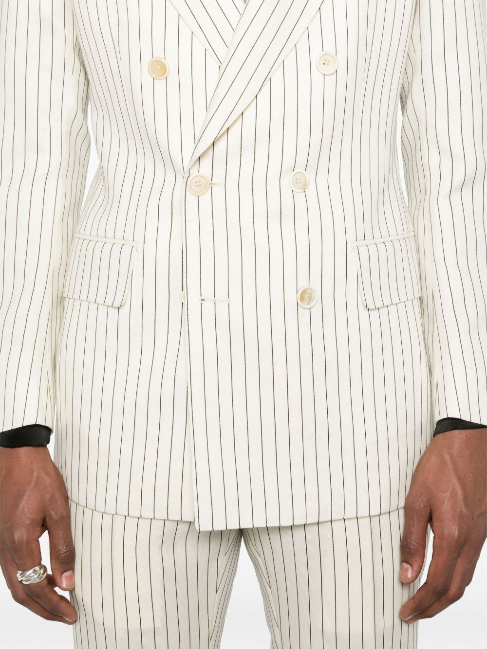 striped blazer - 5