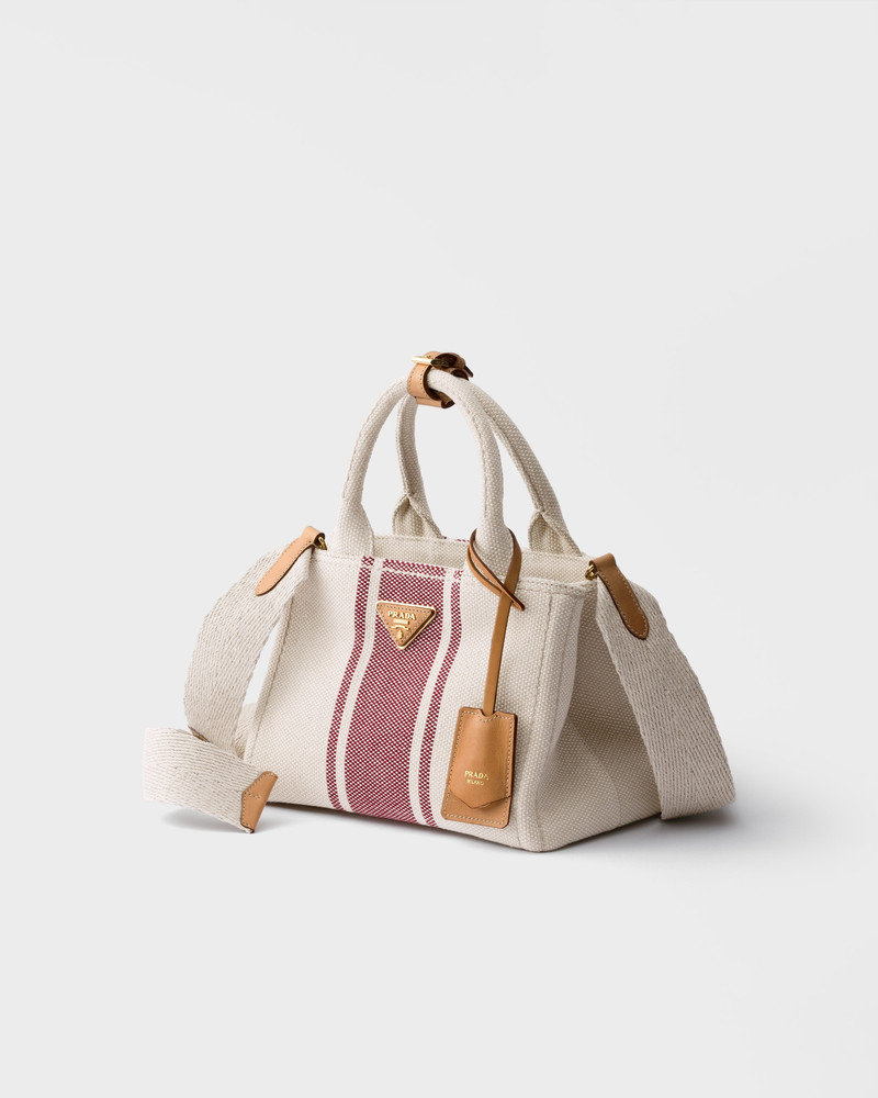 Prada Jardinière small cotton canvas bag 3