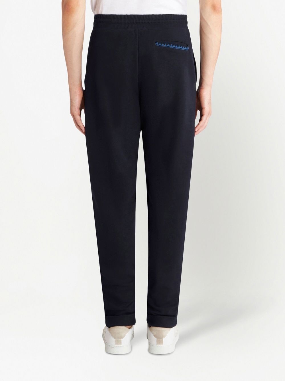 zigzag-trim track pants - 4