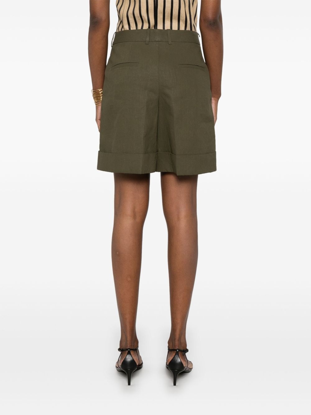 linen shorts - 4