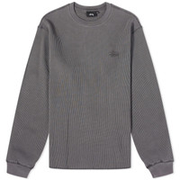 Stussy - BLACK BASIC STOCK THERMAL CREWNECK – LE LABO STORE
