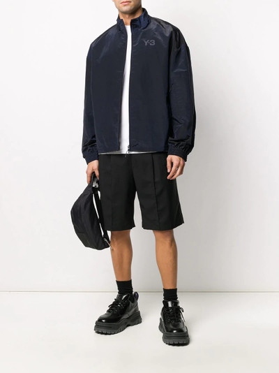 Y-3 zip-up logo print jacket outlook