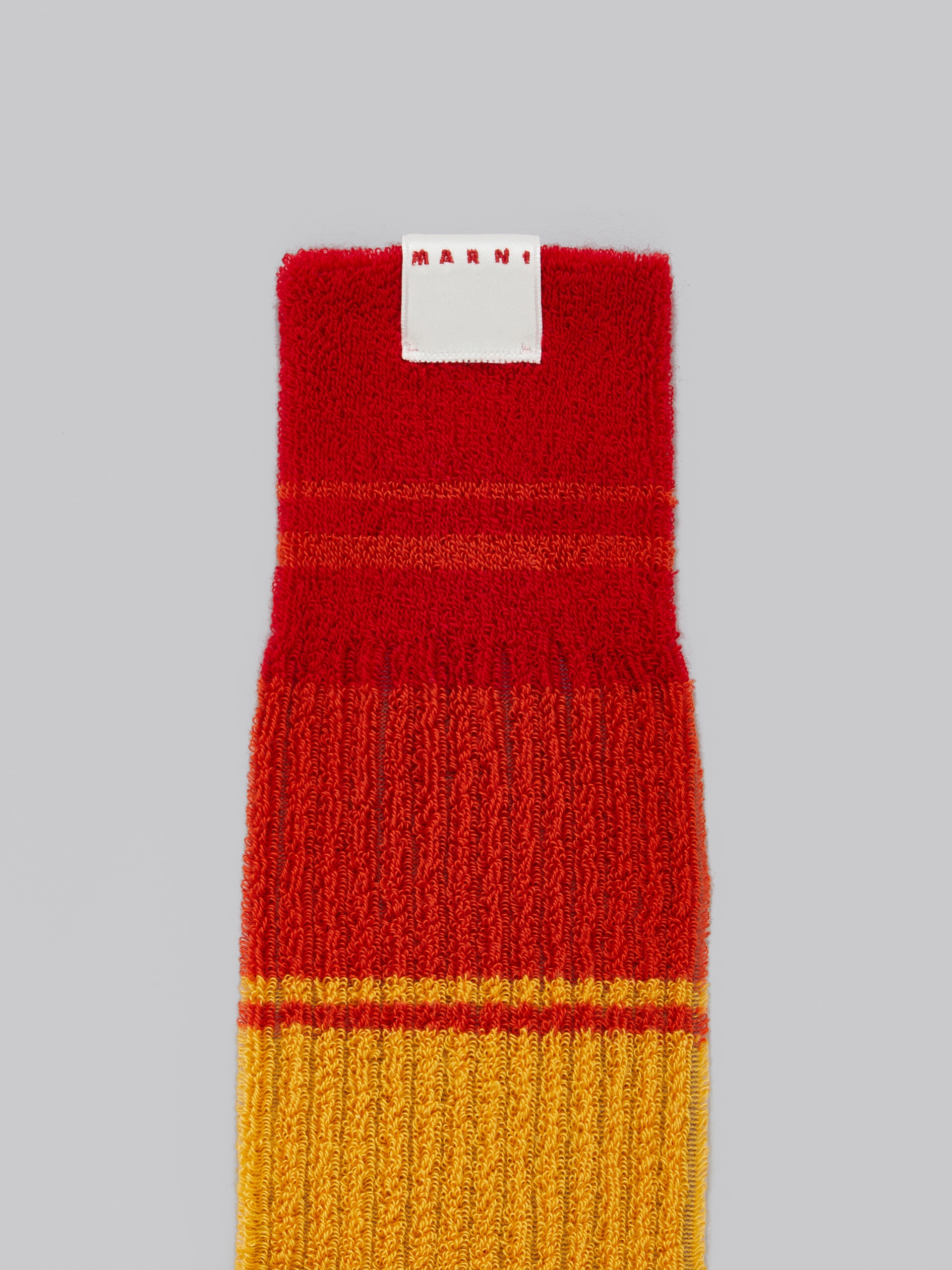 MULTICOLOUR STRIPED TERRY SOCKS - 3