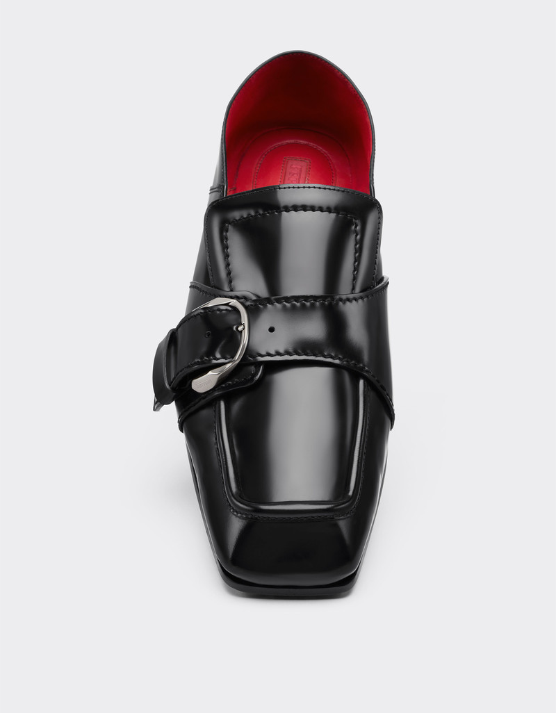Brushed leather loafers 5