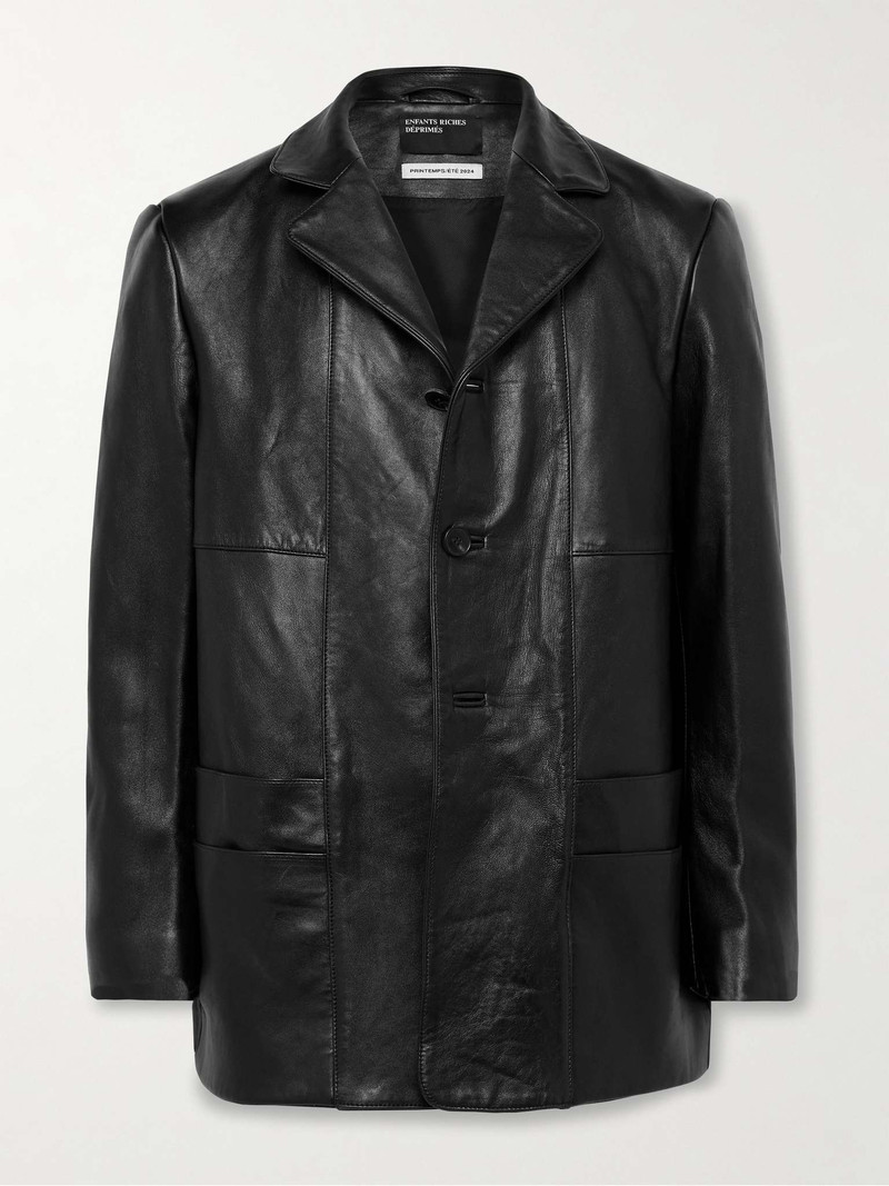 Go To Dallas Panelled Leather Blazer 1