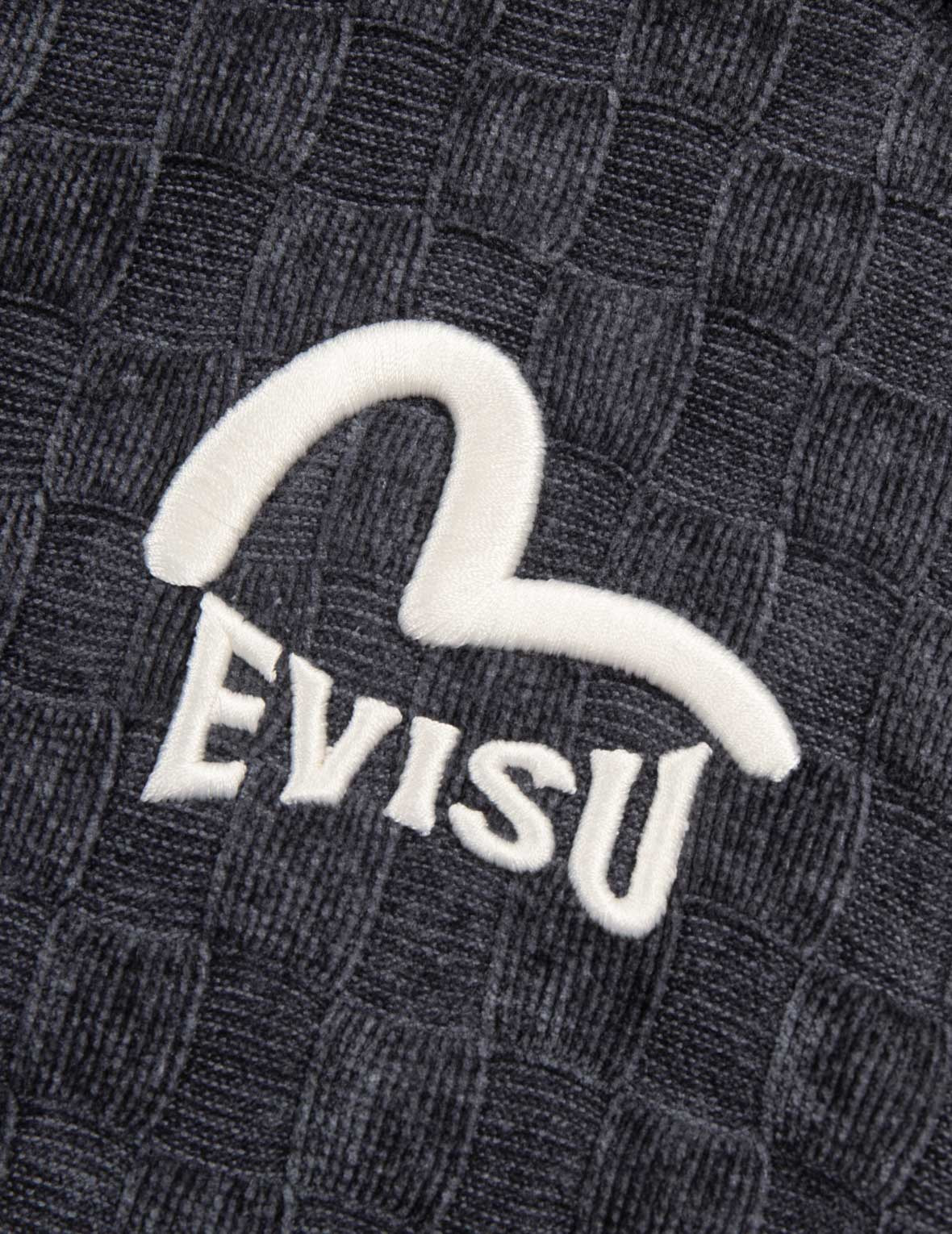 SEAGULL AND LOGO EMBROIDERY HALF-ZIP CROPPED SWEATSHIRT - 9
