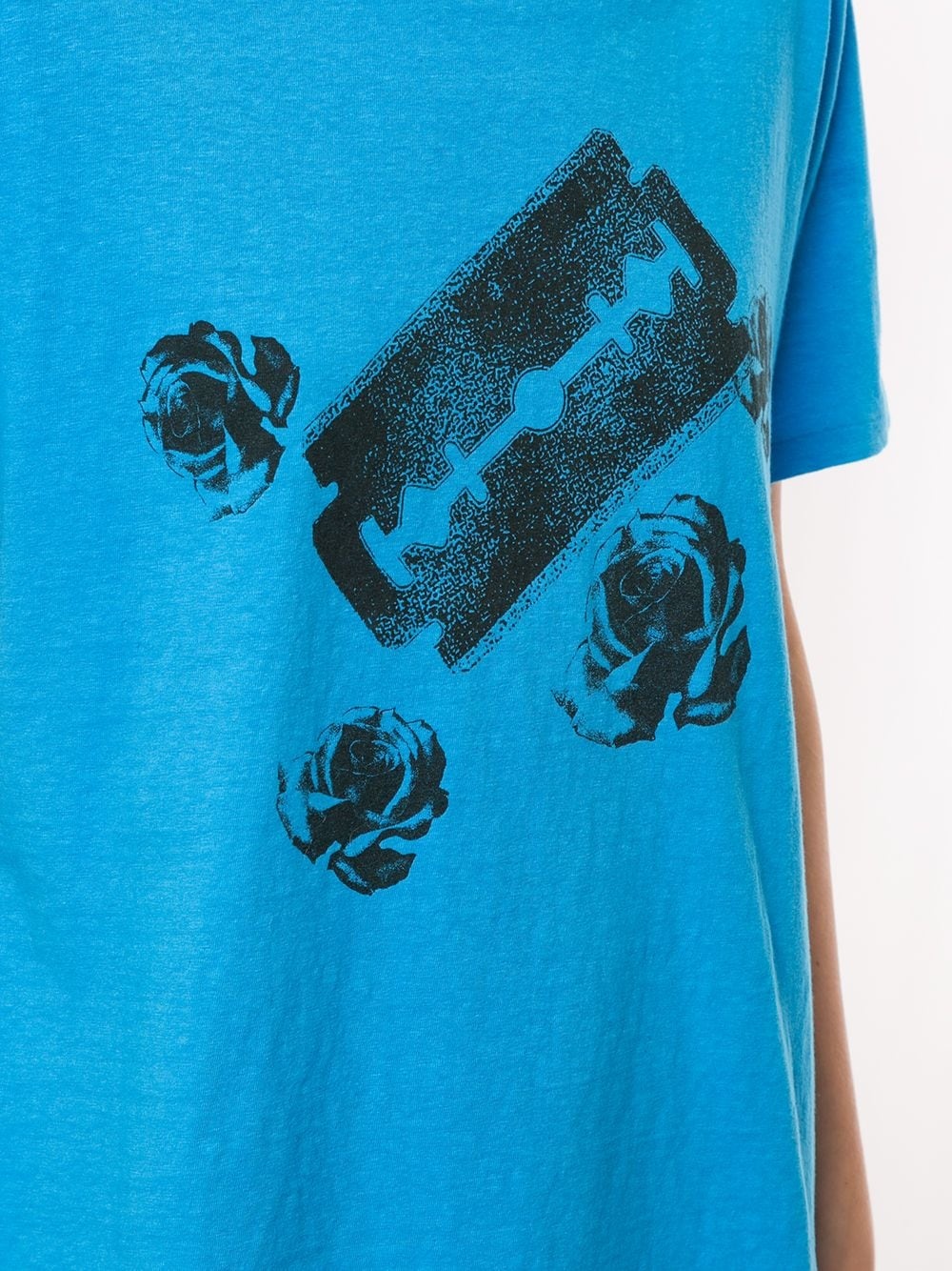 rose print T-shirt - 5