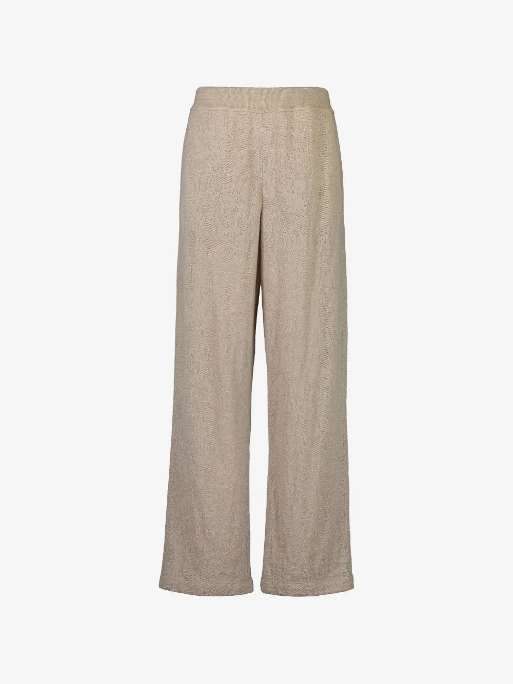 lace-knit track pants - 1