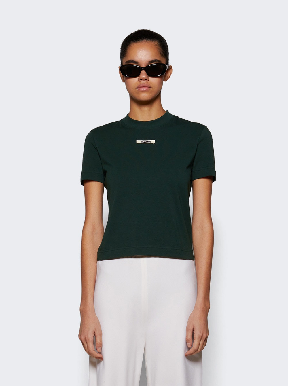Gros Grain Tee Dark Green - 3