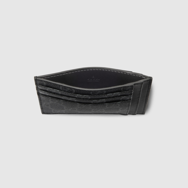 GUCCI GG Emblem card case outlook