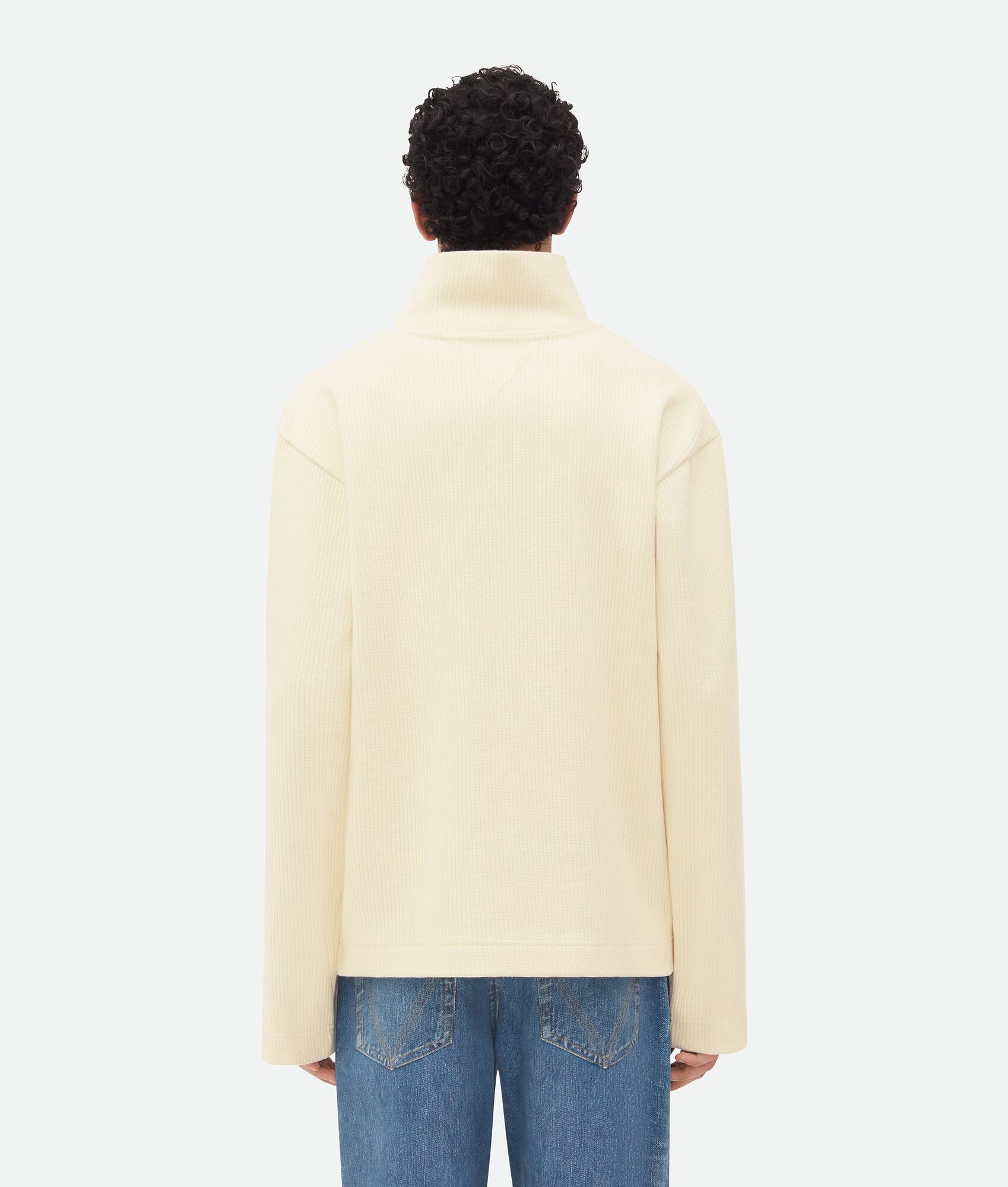 Cotton Rib T-Shirt With Label - 3