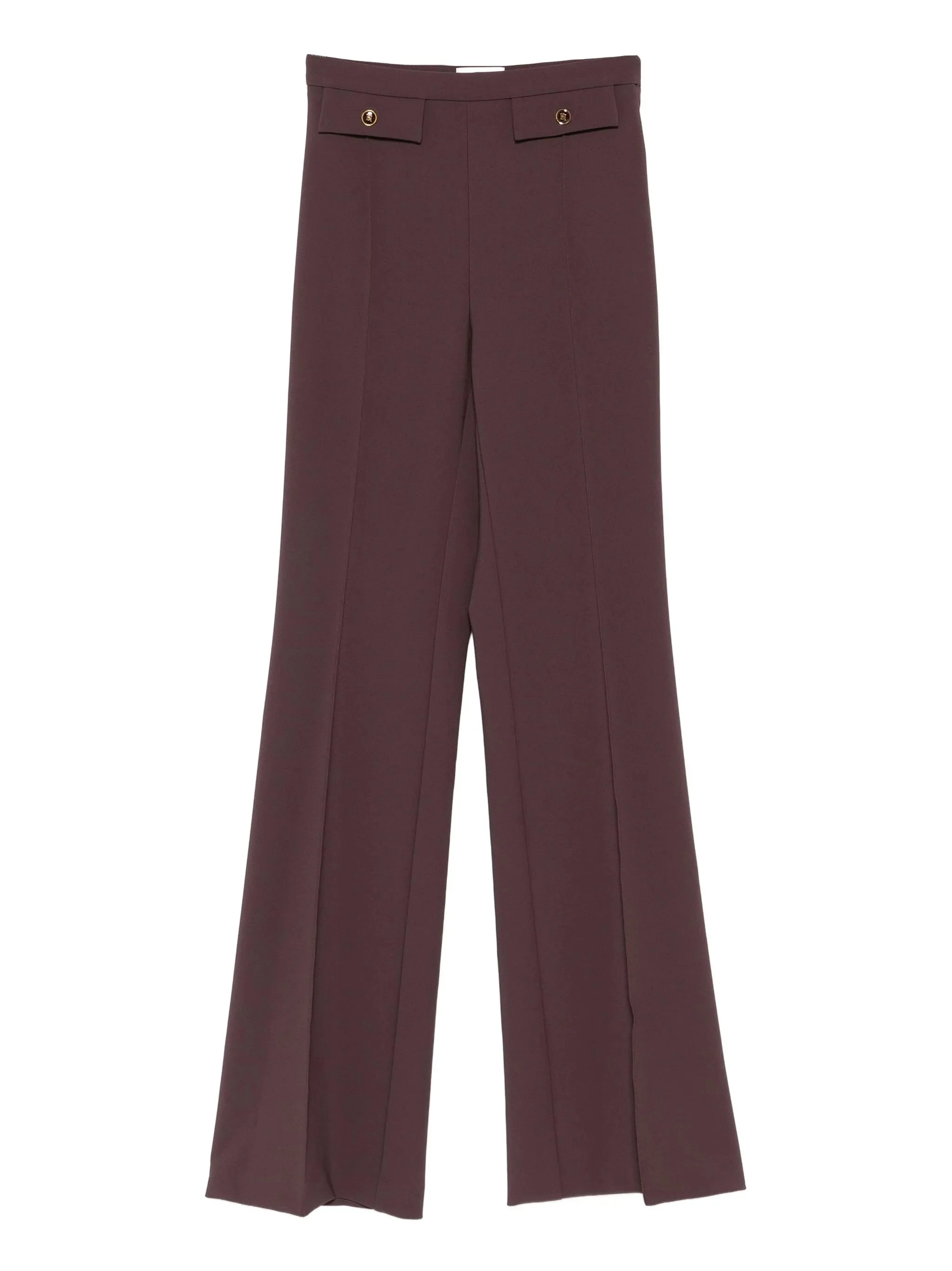 Elisabetta Franchi Button-detail Trousers - 1