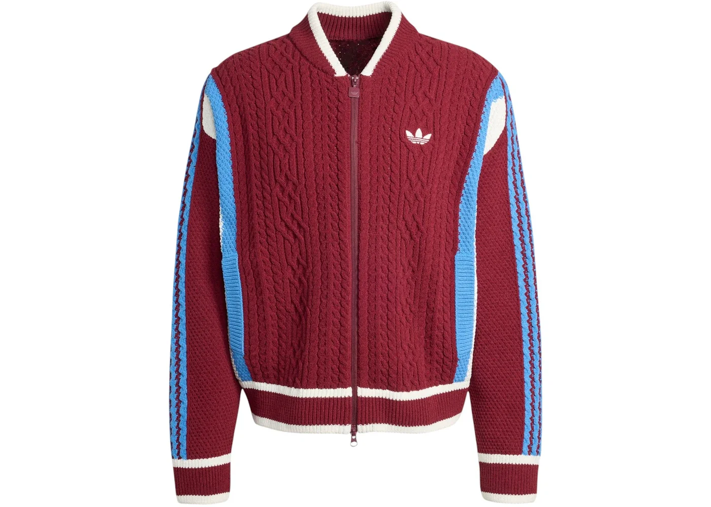 adidas Retro Remix Cardigan Shadow Red Off White Ash Blue - 1