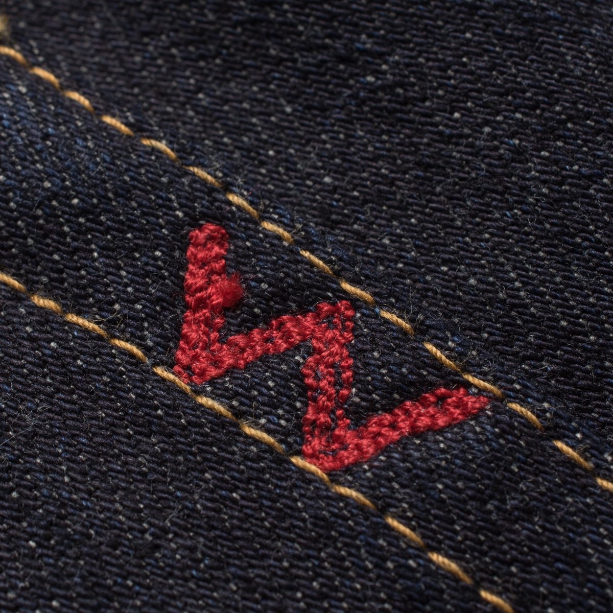 IH-634S-142 14oz Selvedge Denim Straight Cut Jeans - Indigo - 8