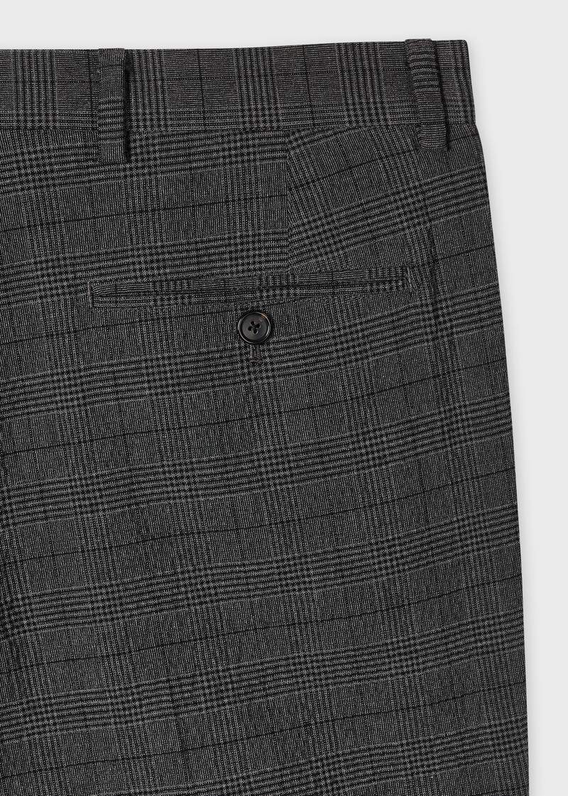 Grey Textured-Cotton Check Co-Ord Set 6