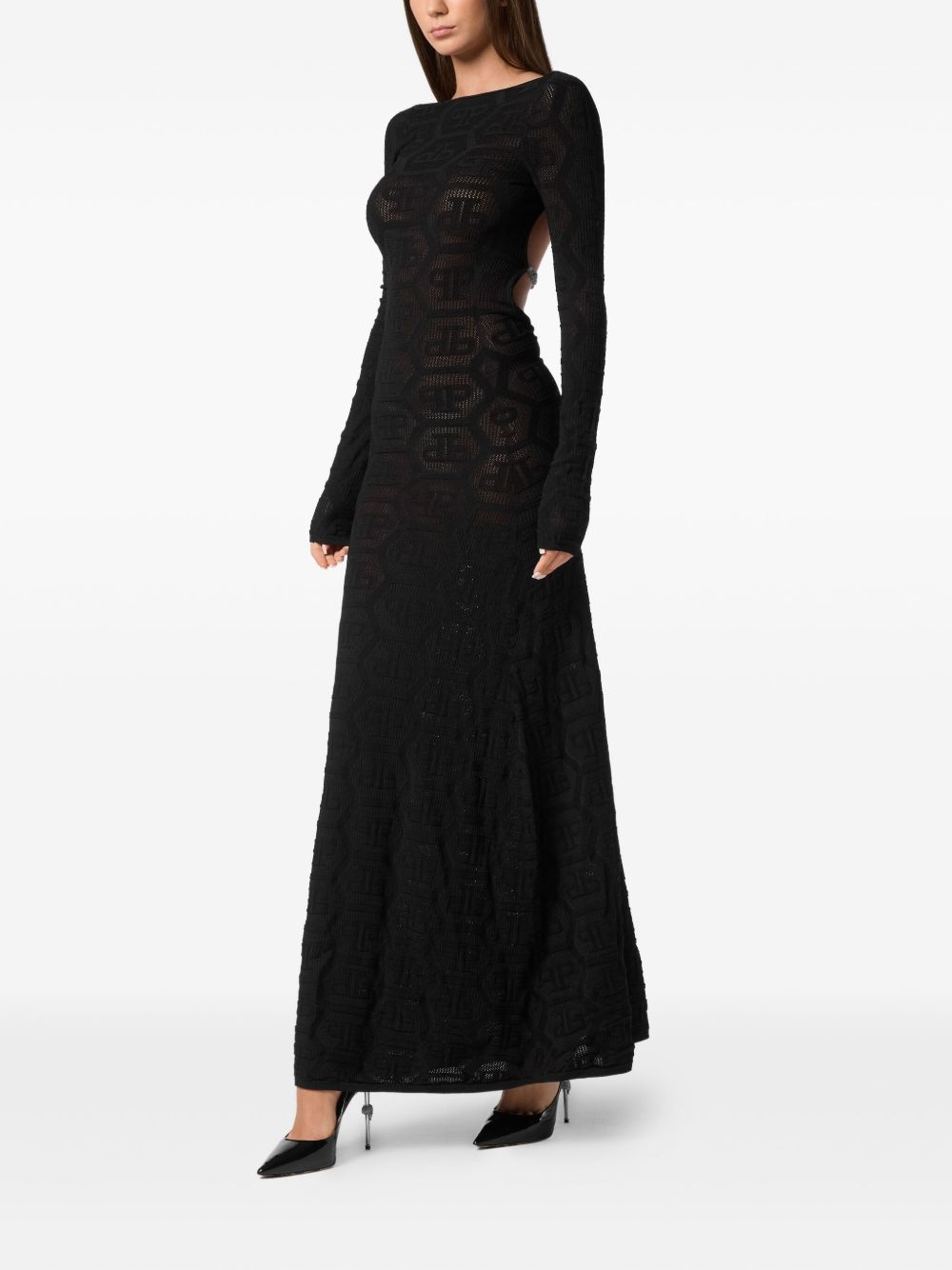 monogram dress - 3