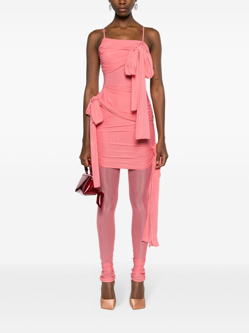 Blumarine semi-sheer jersey leggings outlook