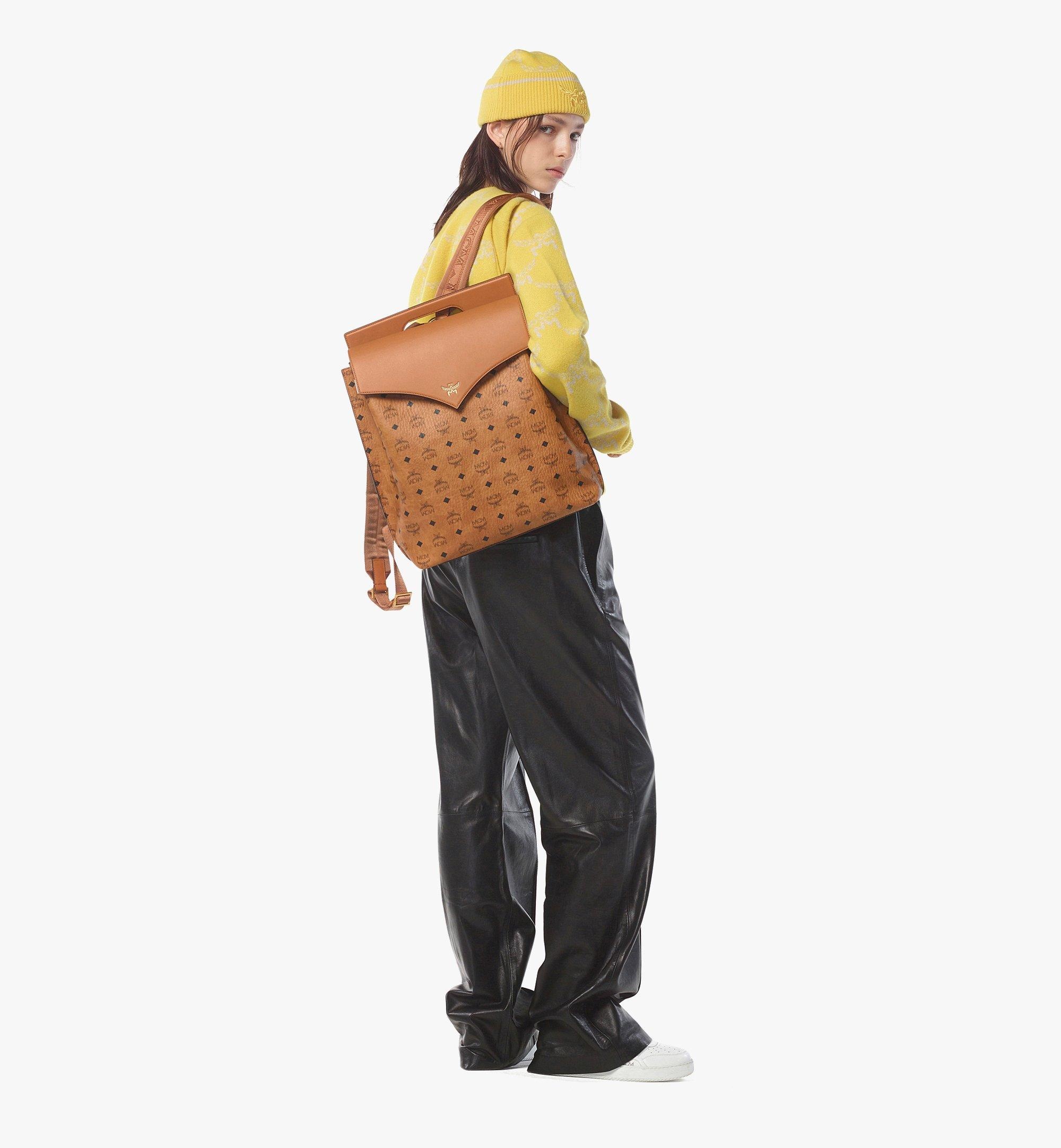Diamond Backpack in Visetos Leather Mix - 7